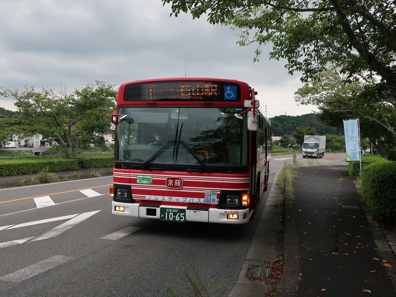 2022.8.24 (62) 石山寺山門前バス停 - 石山駅いきバス 1600-1200