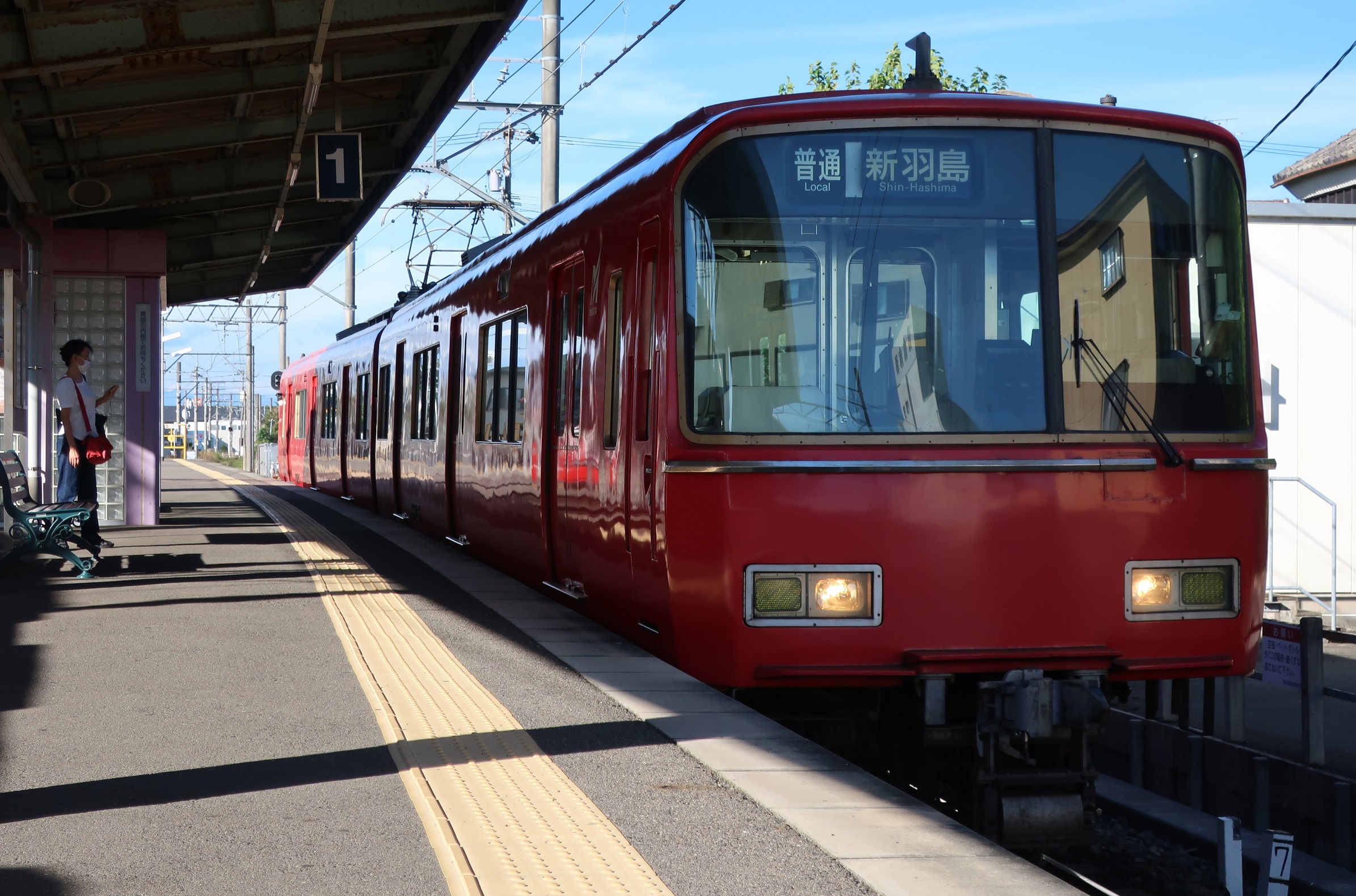 2022.10.14 (71) 羽島市役所前 - 新羽島いきふつう 2390-1580