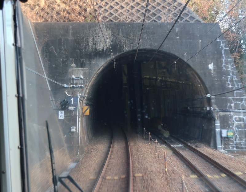 2023.1.19 (8) 中津川いき快速 - 玉野第1トンネル 1540-1200
