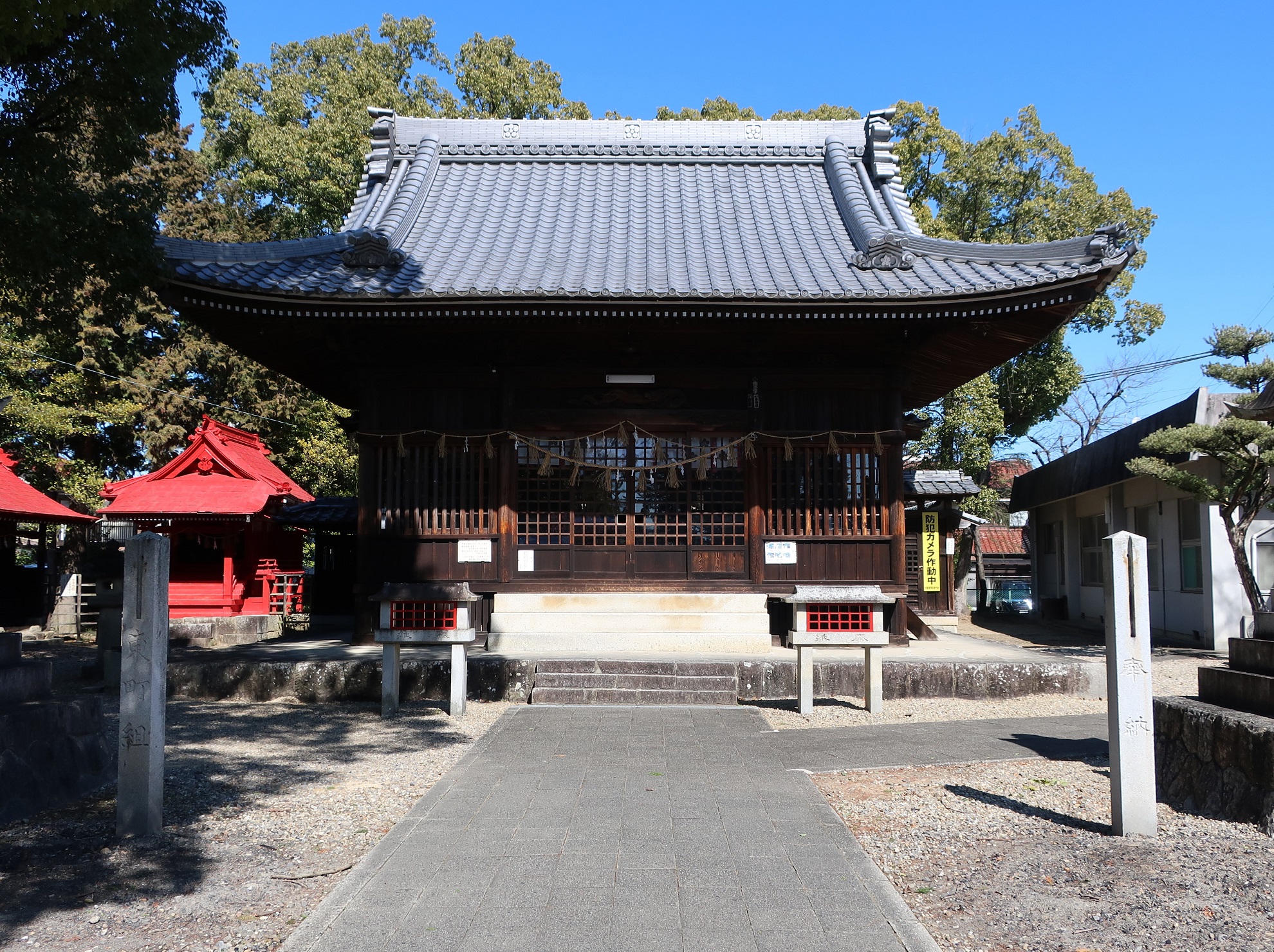 2023.2.28 (68) 鴨田天満宮 - 本社殿 1980-1480