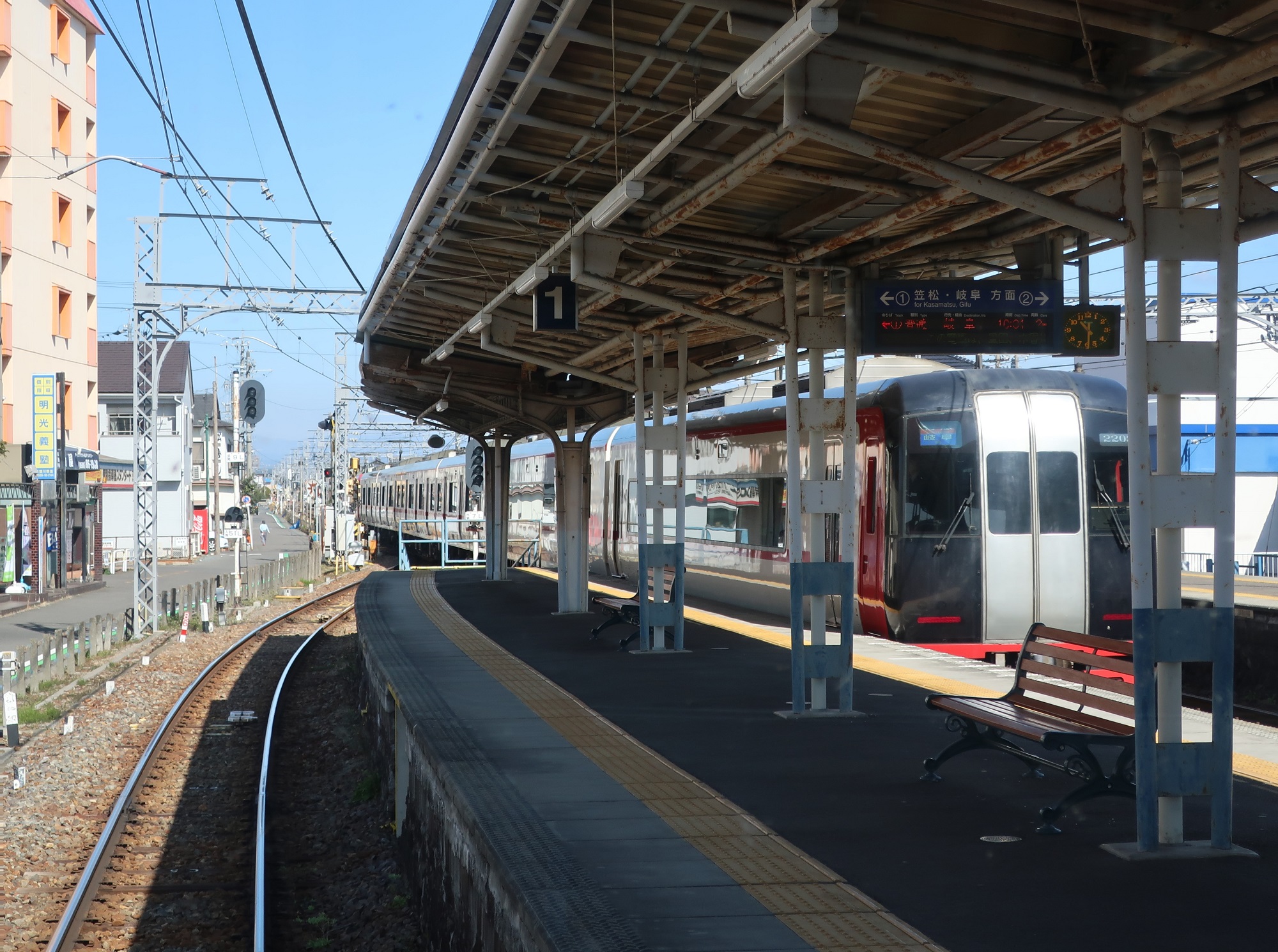 2023.3.6 (106) 岐阜いきふつう - 新木曽川（岐阜いき特急） 2000-1490