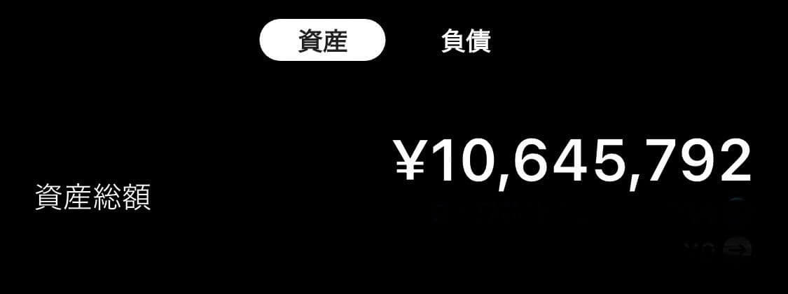 資産1,000万円達成しました