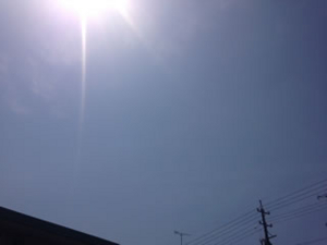 夏と言っても過言ではないお空