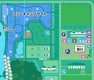 キャンプ場MAP