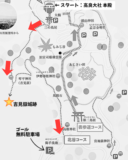 吉見嶽城跡方面へ寄り道