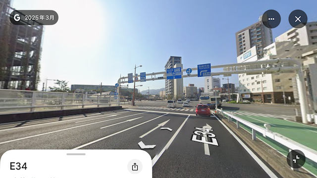 トンネル抜けたら長崎の街