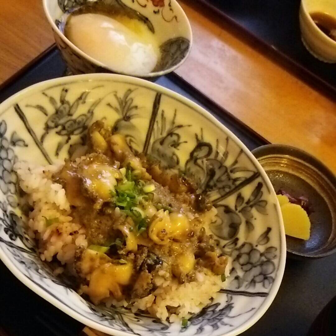 アワビ丼@いろり家