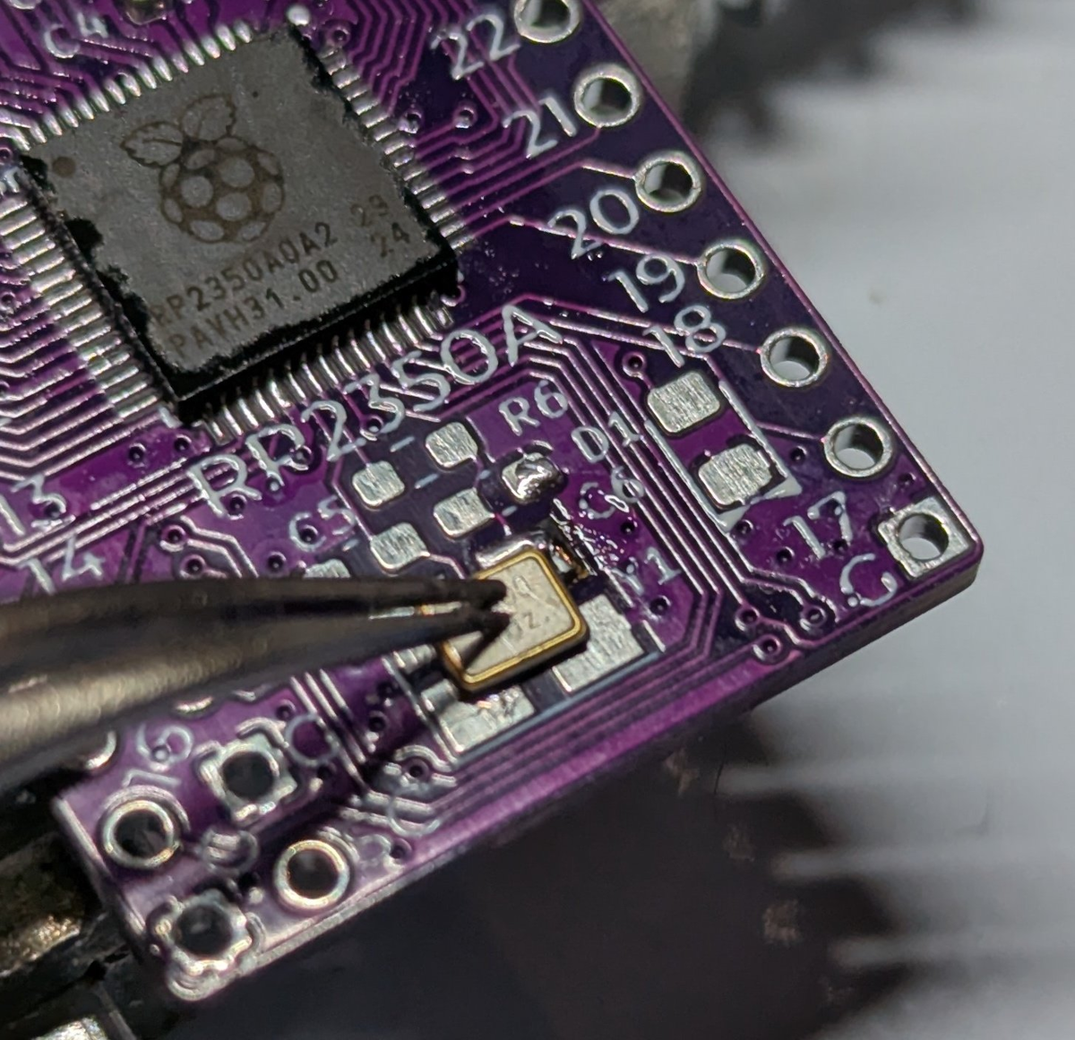 RP2350Aの自作開発ボードを作り、手はんだ実装した記録 - @74th RP2350Aの自作開発ボードを作り、手はんだ実装した記録 - @74th