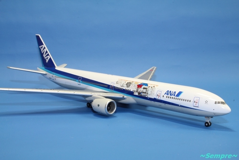 全日空商事 ANA B777-300 ガンダムジェット JA755A 1/400スケール
