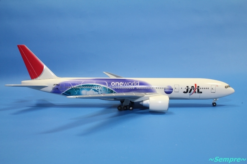JALUX 1/200 B747-400 JAL one world塗装 JALUX JAL B777-200ER JA704J One World塗装 1/400スケール - ～Sempre～