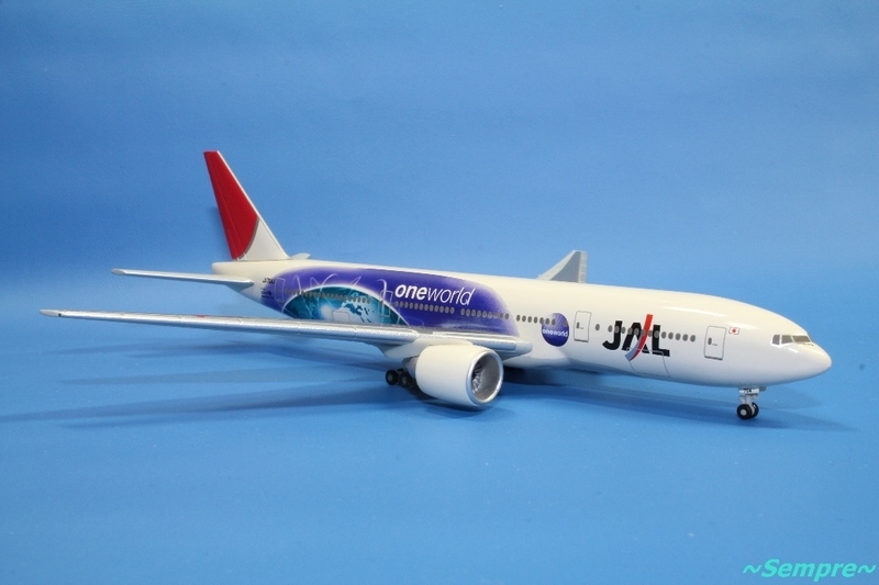JALUX JAL B777-200ER JA704J One World塗装 1/400スケール - ～Sempre～