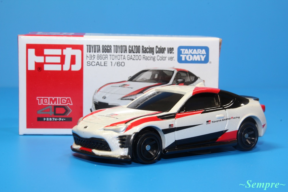 トミカ4D トヨタ 86GR TOYOTA GAZOO Racing Color ver. - ～Sempre～