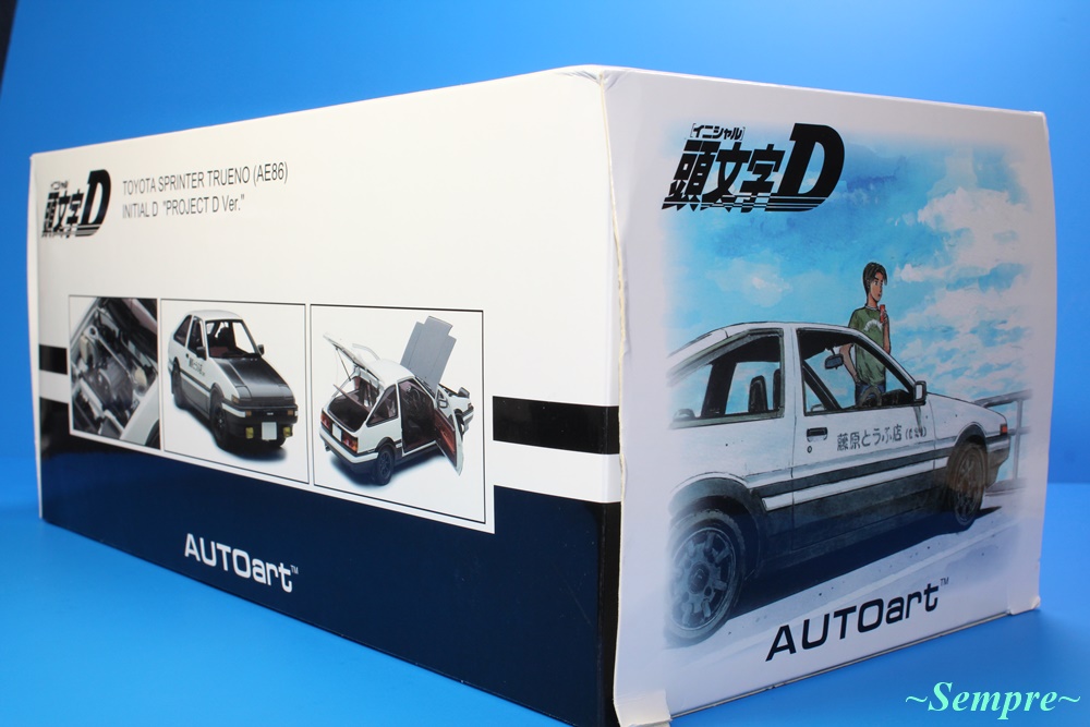 オートアート 頭文字D トヨタ スプリンター トレノ(AE86) 