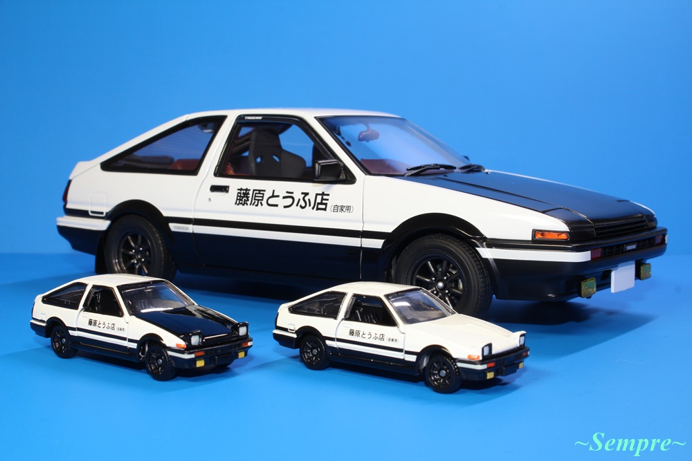 オートアート 頭文字D トヨタ スプリンター トレノ(AE86) 