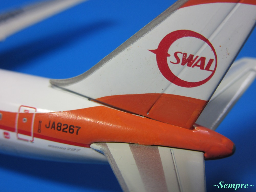 デアゴスティーニ SWAL(南西航空) B767-300 JA8267 1/400スケール JAL