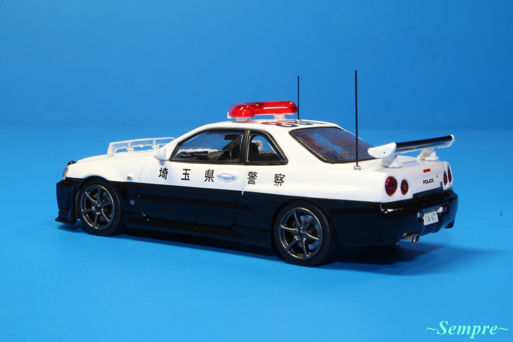 INNO Models 日産 スカイライン GT-R(R34) 埼玉県警パトカー 1/64