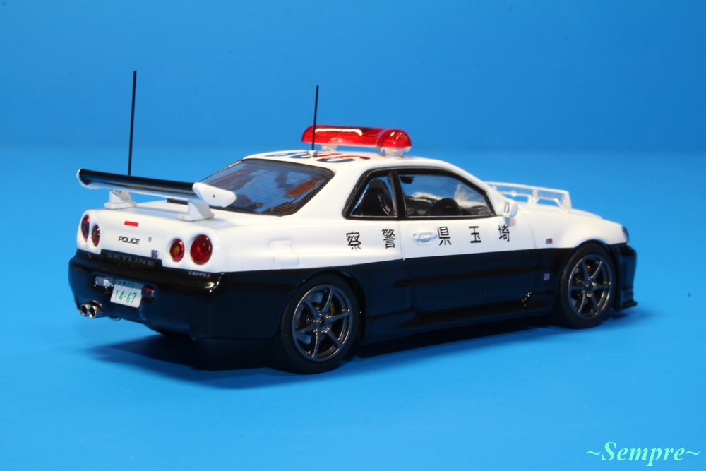INNO Models 日産 スカイライン GT-R(R34) 埼玉県警パトカー 1/64
