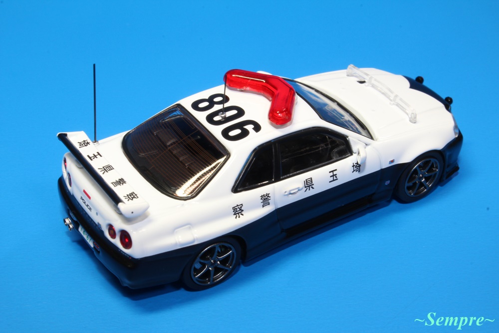 INNO Models 日産 スカイライン GT-R(R34) 埼玉県警パトカー 1/64