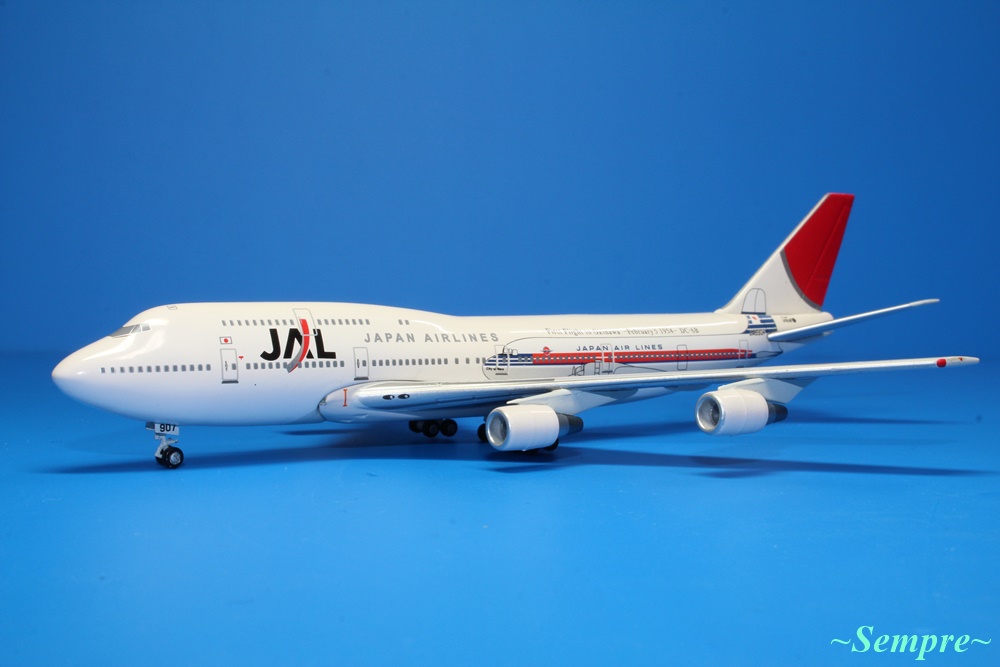 JAL Boeing 747-400 1/200 モデル 日本航空 JAL B747-400 航空機模型 1/200 JAL 日本航空 B747-400 1/200
