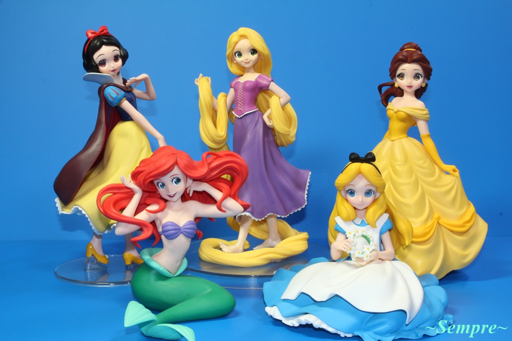 キューポスケット クリスタラックス プリンセス まとめ バンプレスト Disney Characters Crystalux -ARIEL- 第4弾 - ～Sempre～