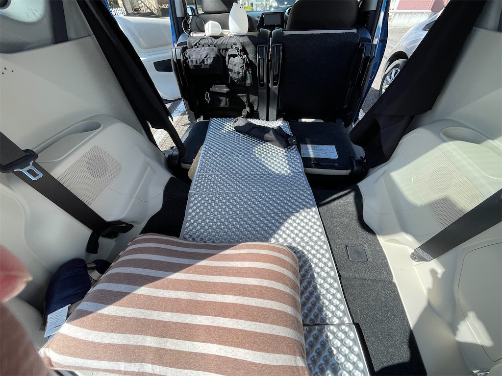 ３列シートのシエンタ 車中泊 快適空間を求めて 3 4 5 まっつん旅