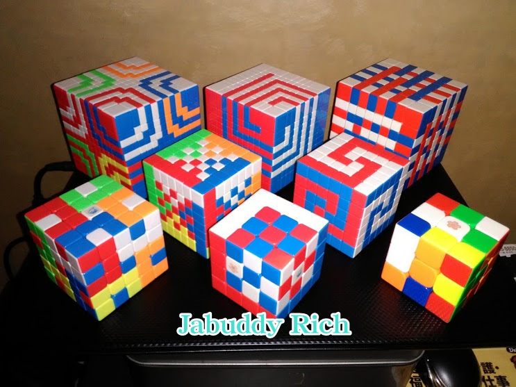 ルービックキューブで模様を作りました！ Rubik