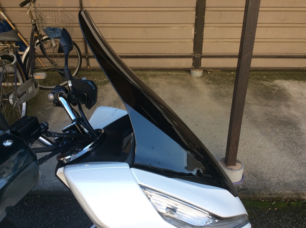 Pcx Jf81 用ロングスクリーンのレビュー 戦え 通勤ライダー Ex