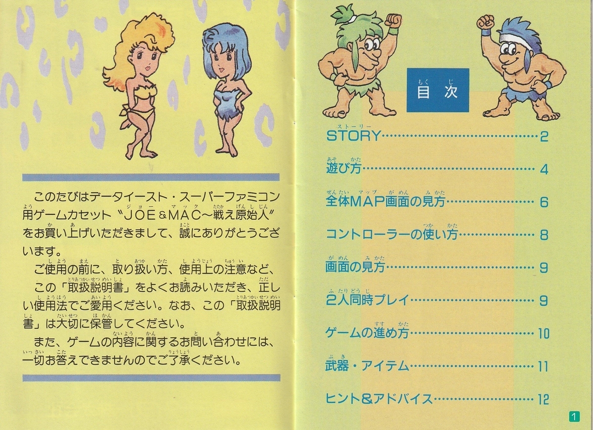 JOE&MAC 戦え原始人』1986年／スーパーファミコン - レトロ