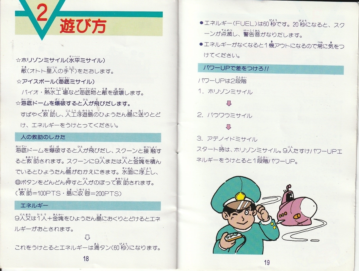 スクーン』1986年／ファミコン - レトロゲームの説明書保管庫