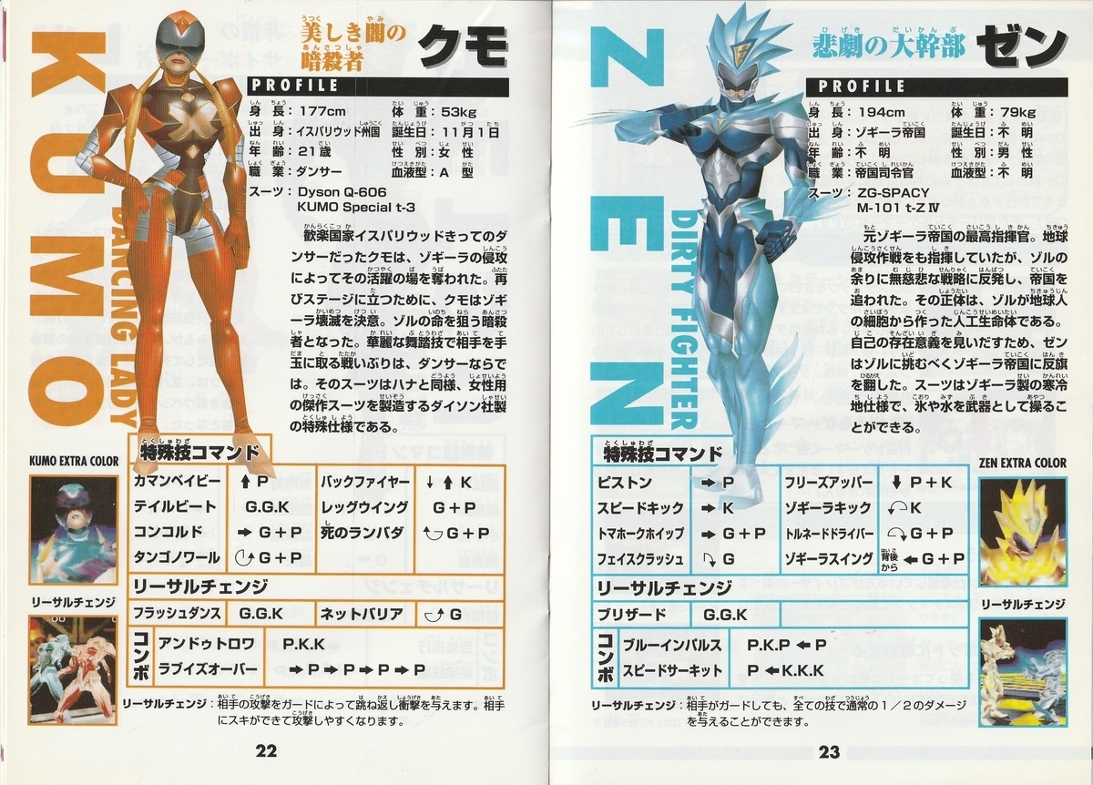 デュアルヒーローズ』1997年／ニンテンドウ64 - レトロゲームの説明書