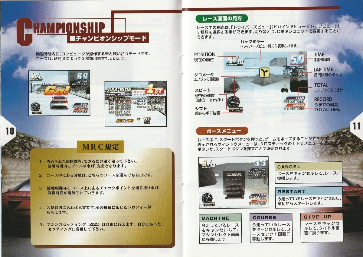 マルチレーシングチャンピオンシップ』1997年／ニンテンドウ64