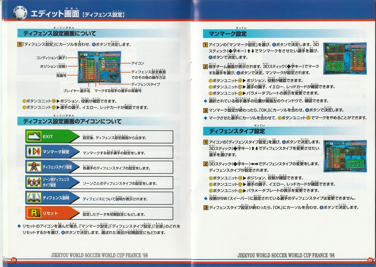 実況ワールドサッカー ワールドカップフランス'98』1998年