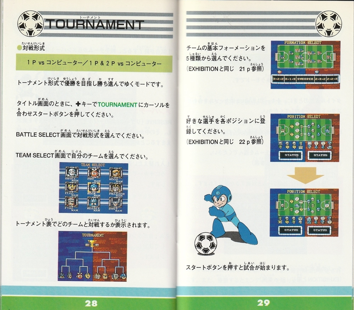 ロックマンズサッカー』1994年／スーパーファミコン - レトロ