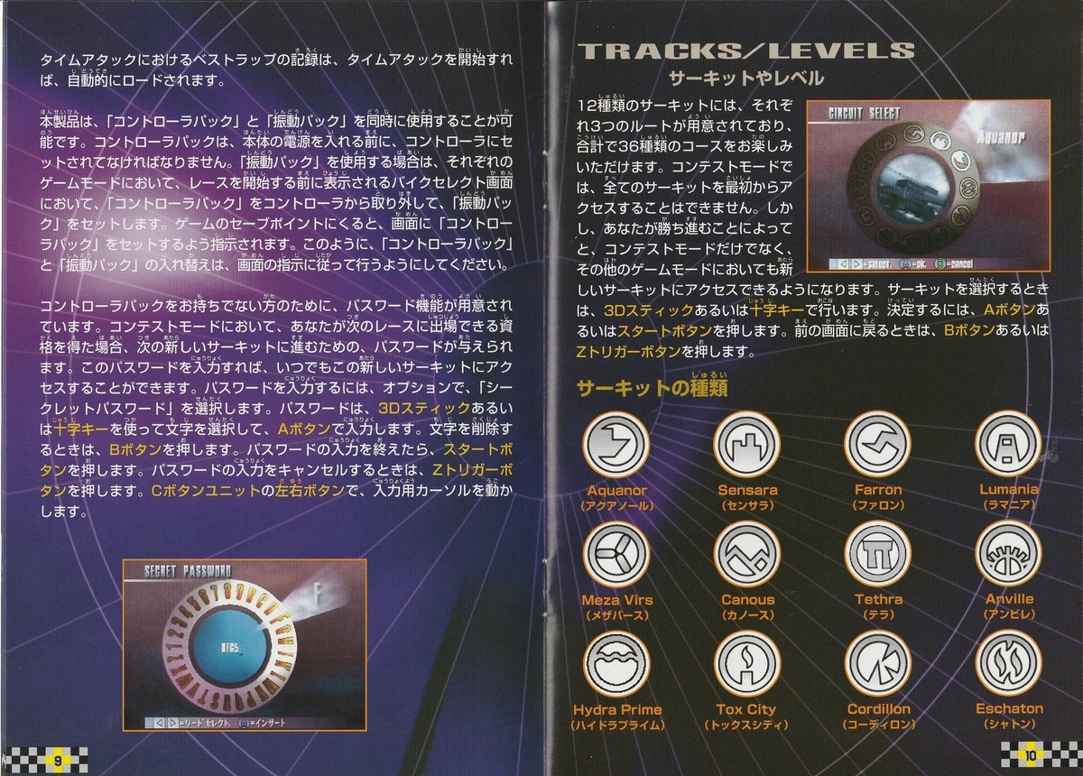 エクストリームG2』1999年／ニンテンドウ64 - レトロゲームの説明書保管庫