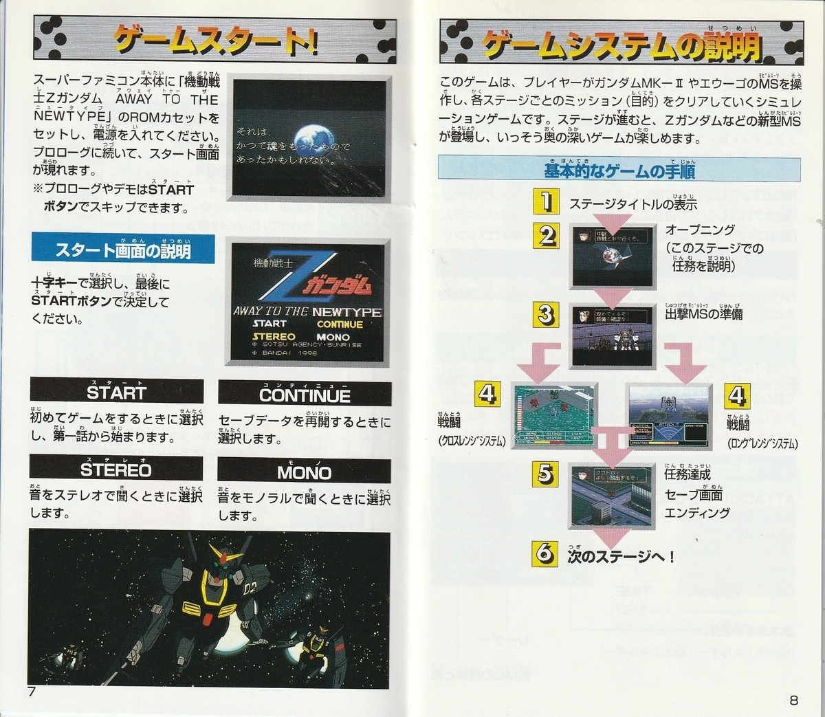 機動戦士Zガンダム AWAY TO THE NEWTYPE』1996年 機動戦士Zガンダム AWAY TO THE NEWTYPE』1996年