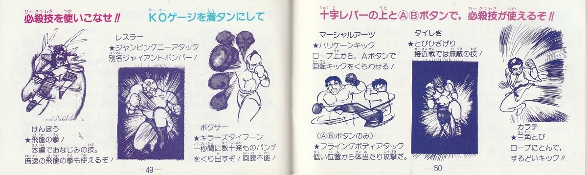 飛龍の拳Ⅱ ドラゴンの翼』1988年／ファミコン - レトロゲームの説明書