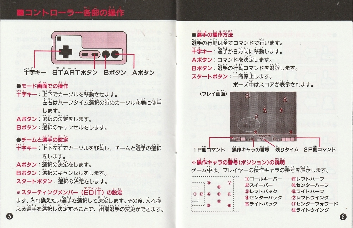 jリーグファイテングサッカー　ファミコン　ファミリーコンピュータ　任天堂