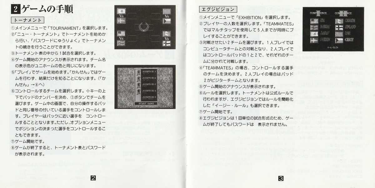 TVスポーツ・アイスホッケー』1993年／PCエンジン - レトロゲームの 