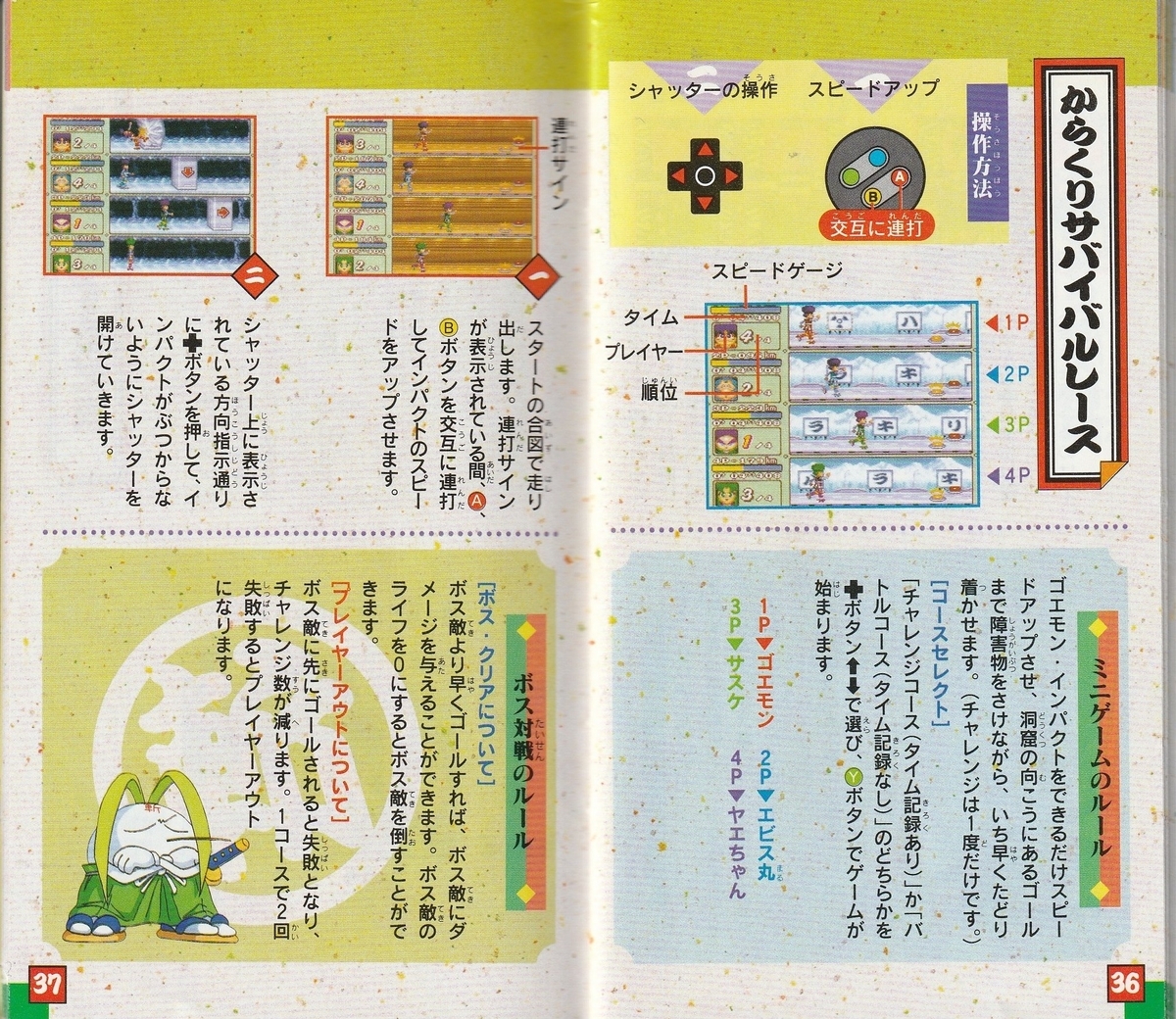 がんばれゴエモンきらきら道中 僕がダンサーになった理由』1995