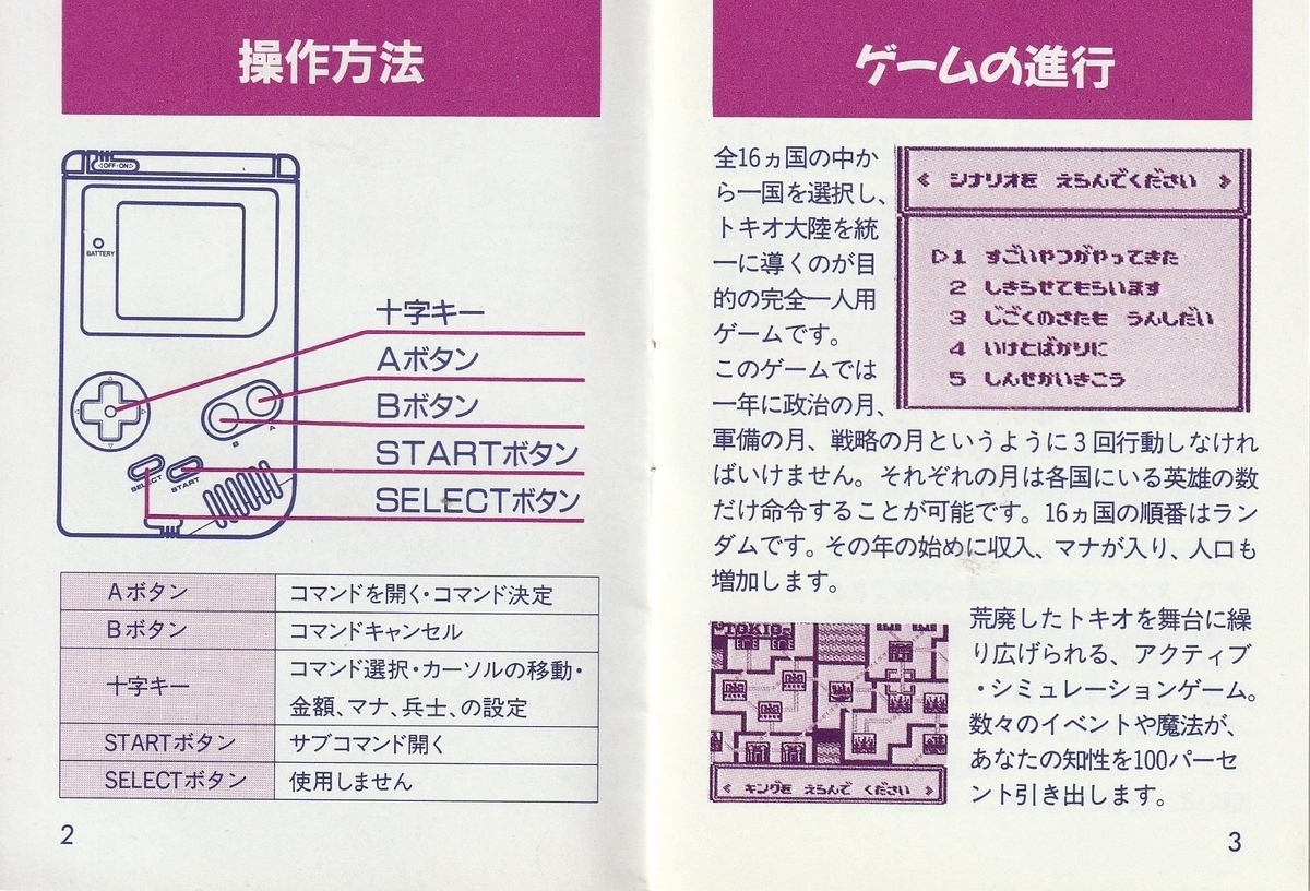 トキオ戦鬼』1992年/ゲームボーイ - レトロゲームの説明書保管庫 トキオ戦鬼』1992年/ゲームボーイ - レトロゲームの説明書保管庫
