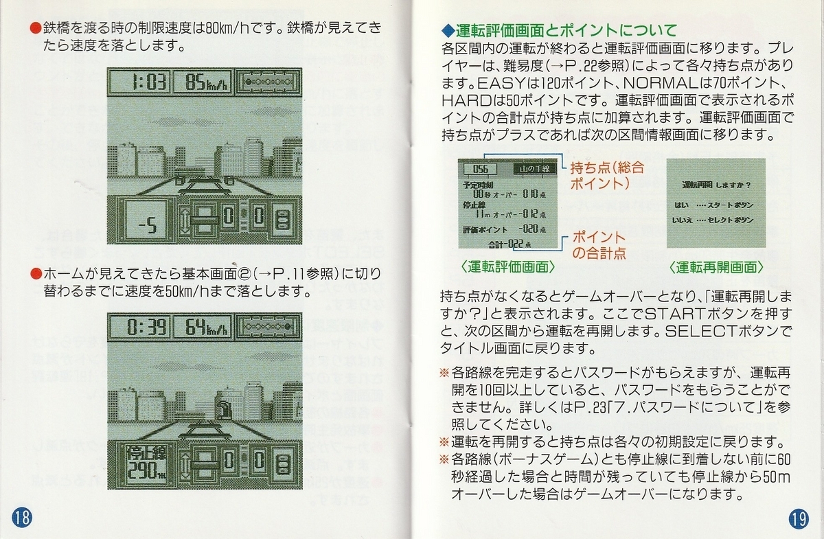 ポケット電車』1998年／ゲームボーイ - レトロゲームの説明書保管庫