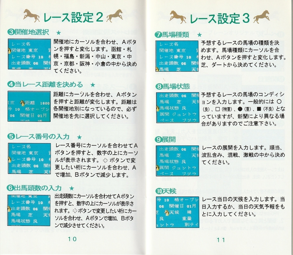 コンピュータ脳力解析 ウルトラ馬券』1995年／スーパーファミコン