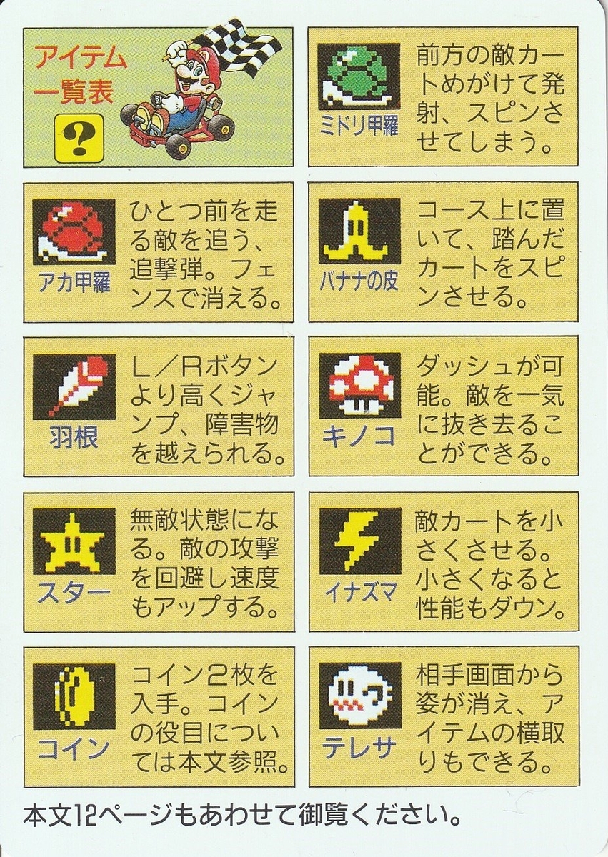 スーパーマリオカート』1992年／スーパーファミコン - レトロゲームの