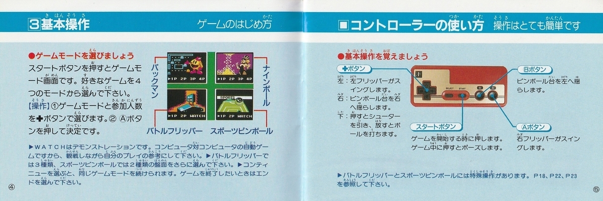 ファミリーピンボール』1989年／ファミコン - レトロゲームの