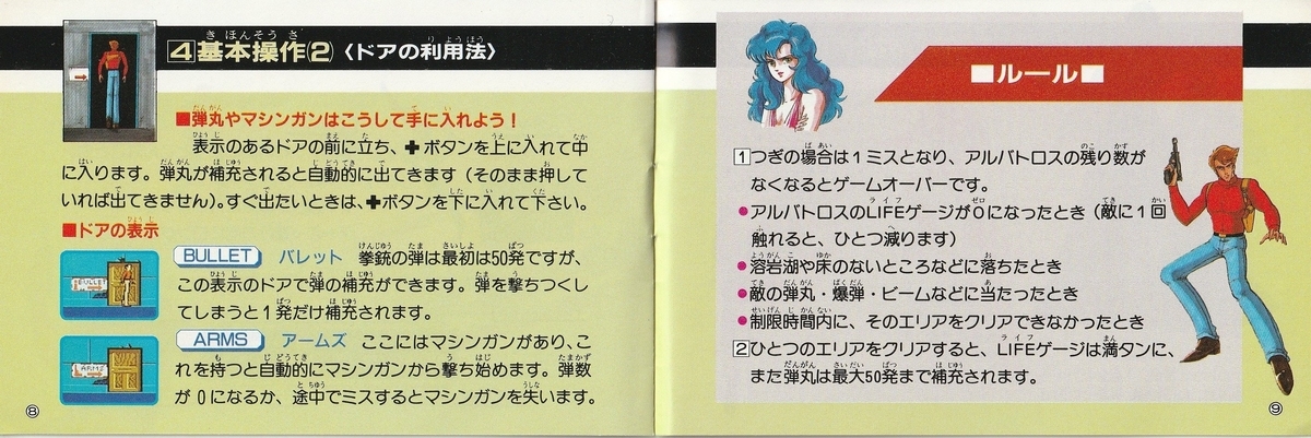 ローリングサンダー』1989年／ファミコン - レトロゲームの説明