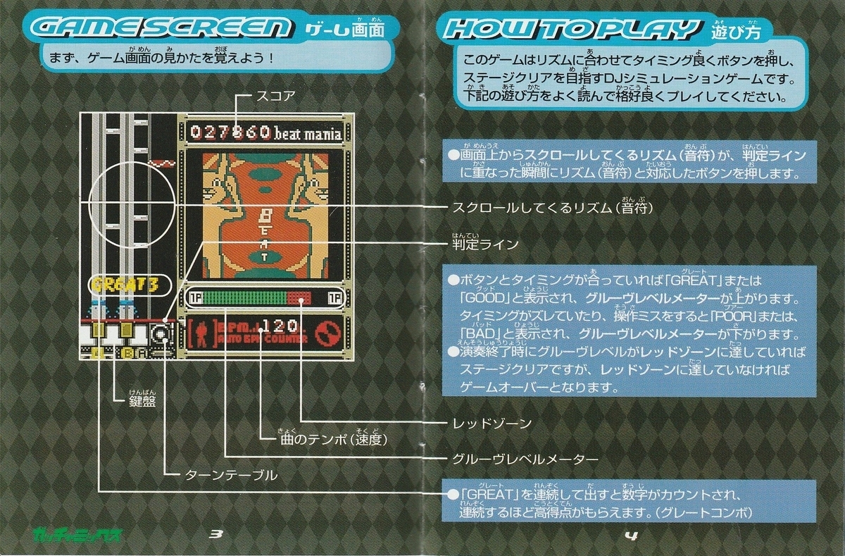 ビートマニアGB2 ガッチャミックス』1999年／ゲームボーイ - レトロ