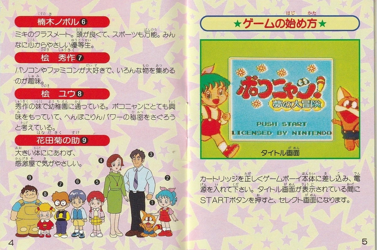 ポコニャン！ 夢の大冒険』1994年／ゲームボーイ - レトロゲームの説明