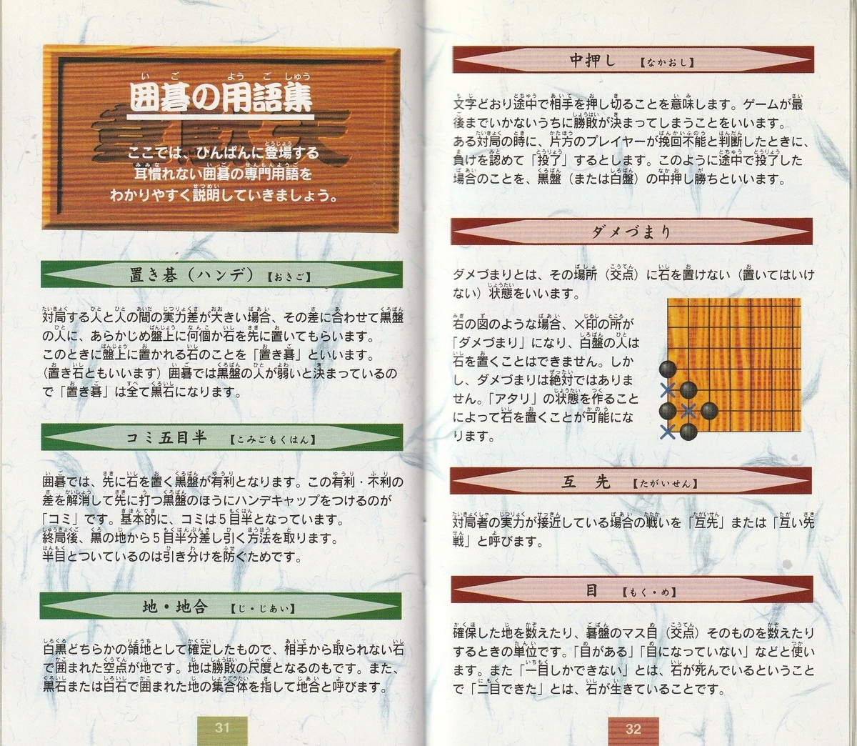 対局囲碁 韋駄天』1995年／スーパーファミコン - レトロゲームの説明書