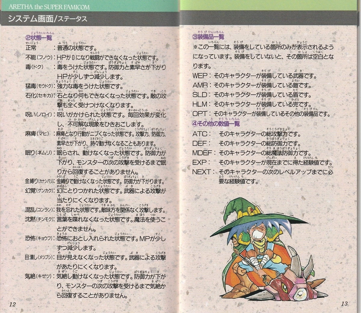 アレサ ARETHA the SUPER FAMICOM』1993年／スーパーファミコン 