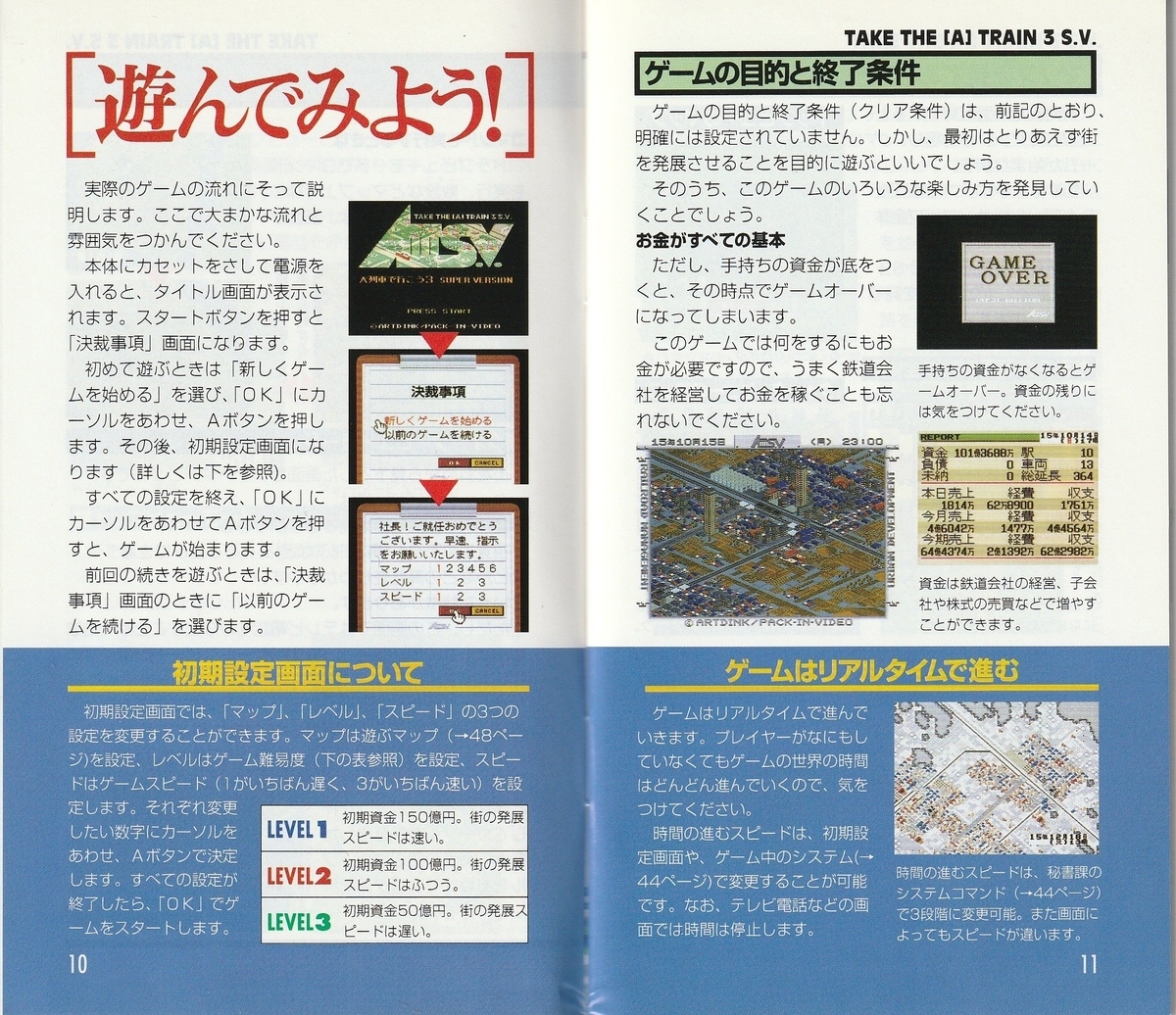A列車で行こう3 スーパーバージョン』1995年／スーパーファミコン